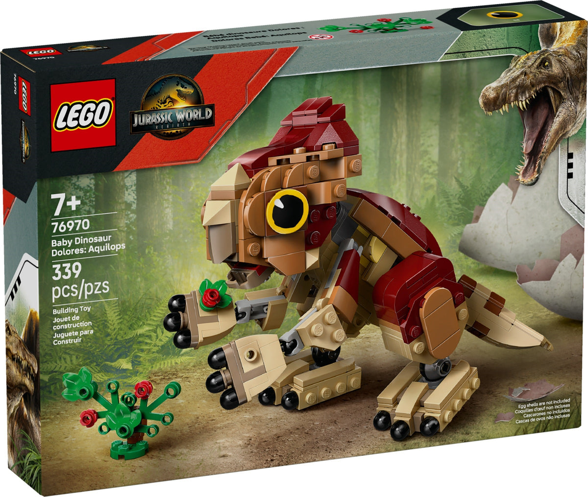 LEGO Jurassic World 76970 Baby Dinosaur Dolores: Aquilops, box