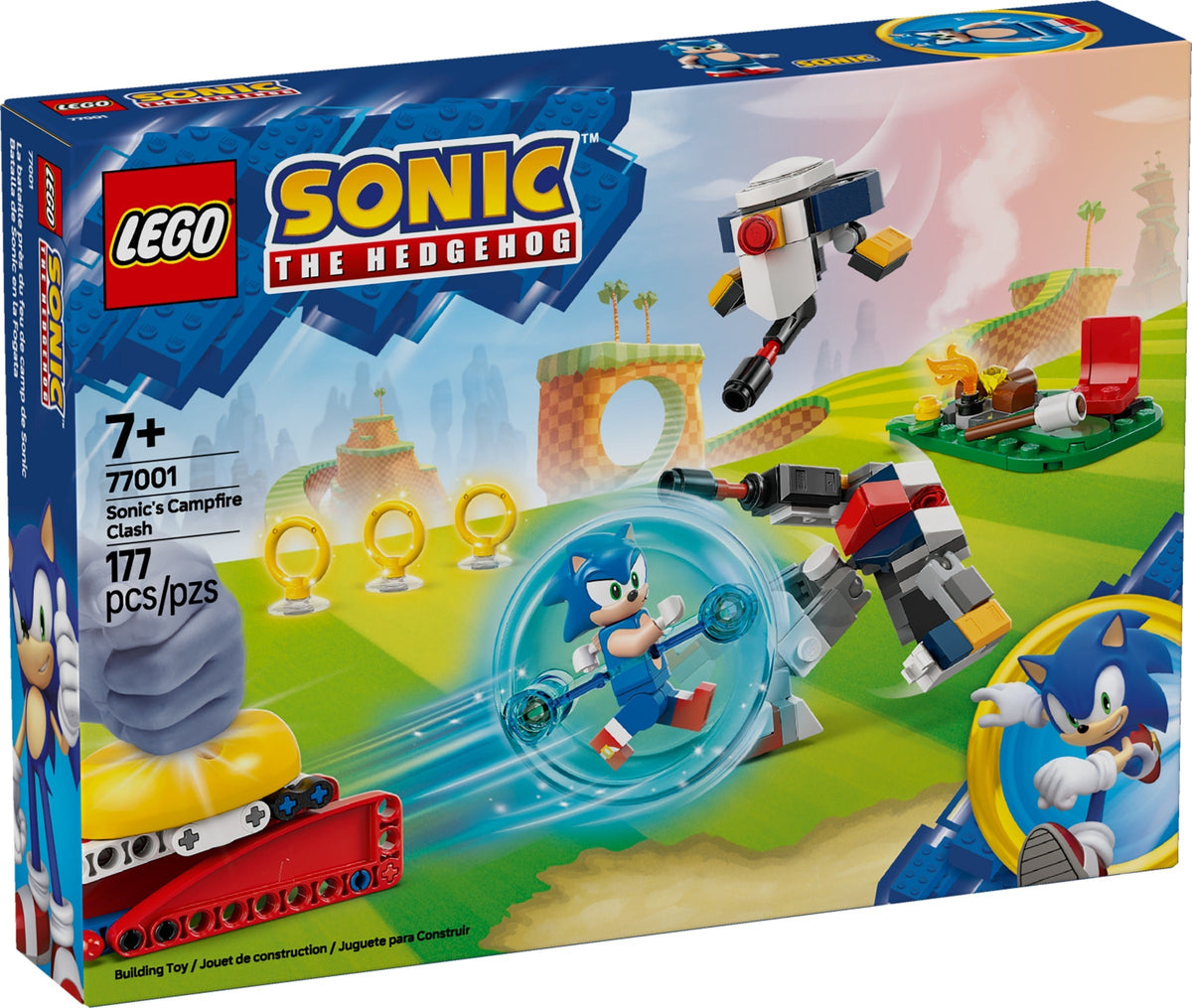 LEGO Sonic the Hedgehog 77001 Sonic's Campfire Clash, box
