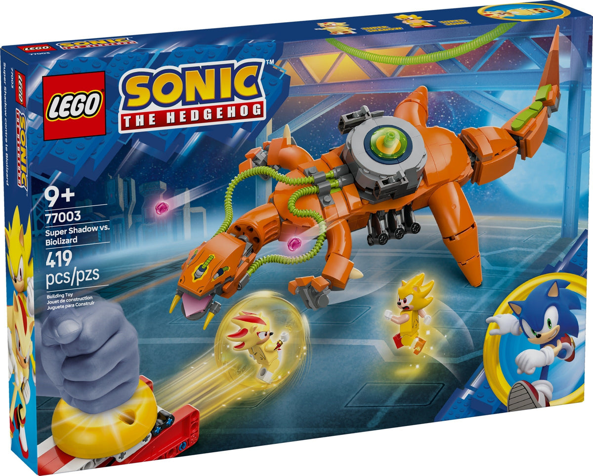 LEGO Sonic the Hedgehog 77003 Super Shadow vs. Biolizard, box