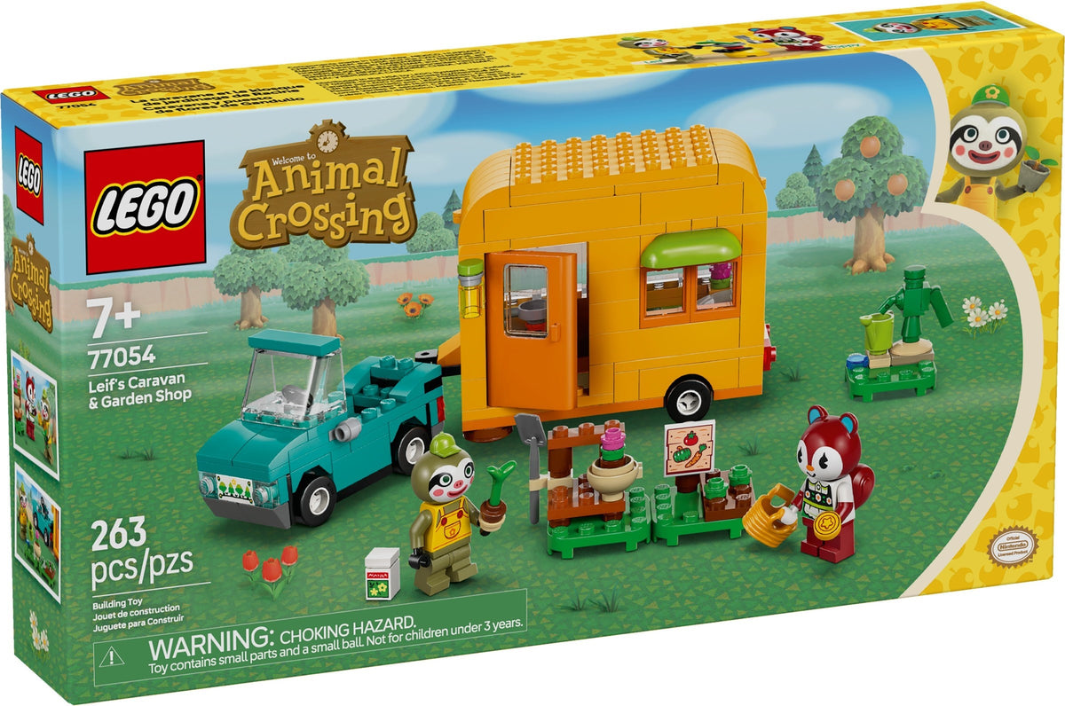 LEGO Animal Crossing 77054 Leifs caravan en tuinwinkel, doos