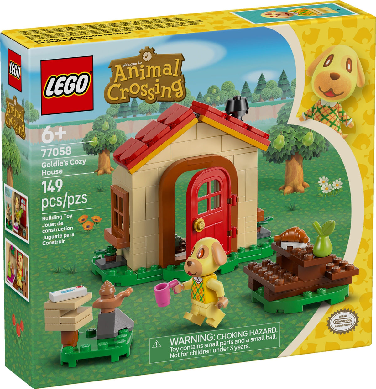 LEGO Animal Crossing 77058 Goldie's gezellige huis, doos