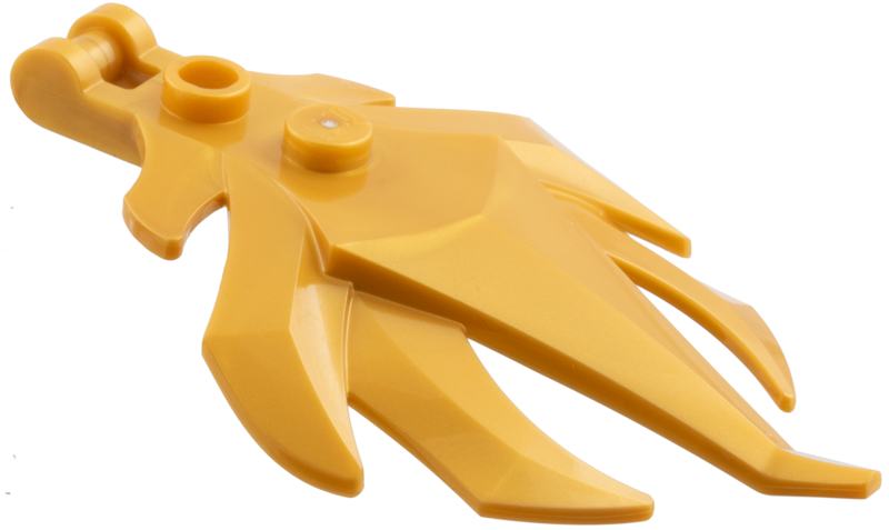 LEGO 7727 - Plant Leaves Angular with Bar Handle on End, 7 Spikes - Image 1