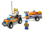 LEGO City 7737 Coast Guard 4WD & Jet Scooter, 4x4 met aanhanger en kustwachter
