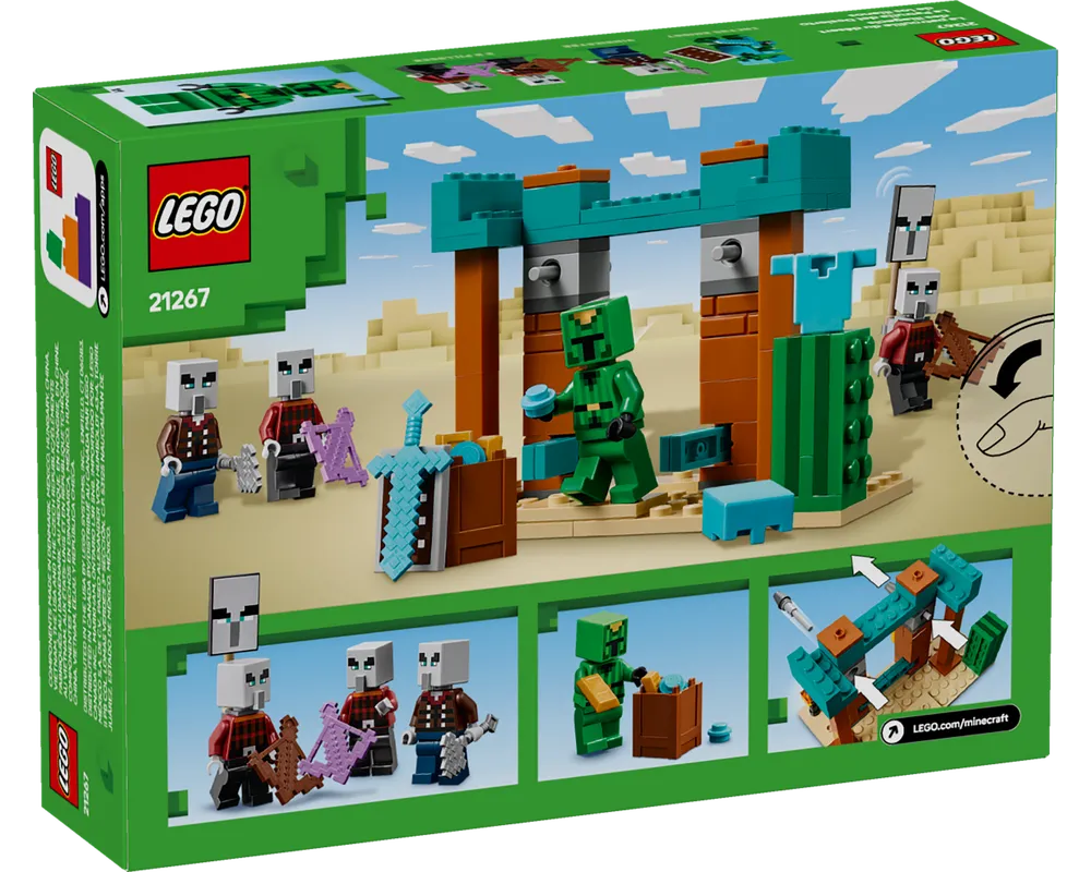 LEGO Minecraft 21267 - The Illager Desert Patrol - Authentic LEGO Set Image 3