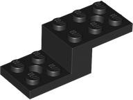 LEGO 79180 Bracket 5 x 2 x 1 1/3 with 2 Holes and Bottom Stud Holder in Black
