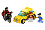 LEGO City 7993 Service Station, auto, motor en minifiguren