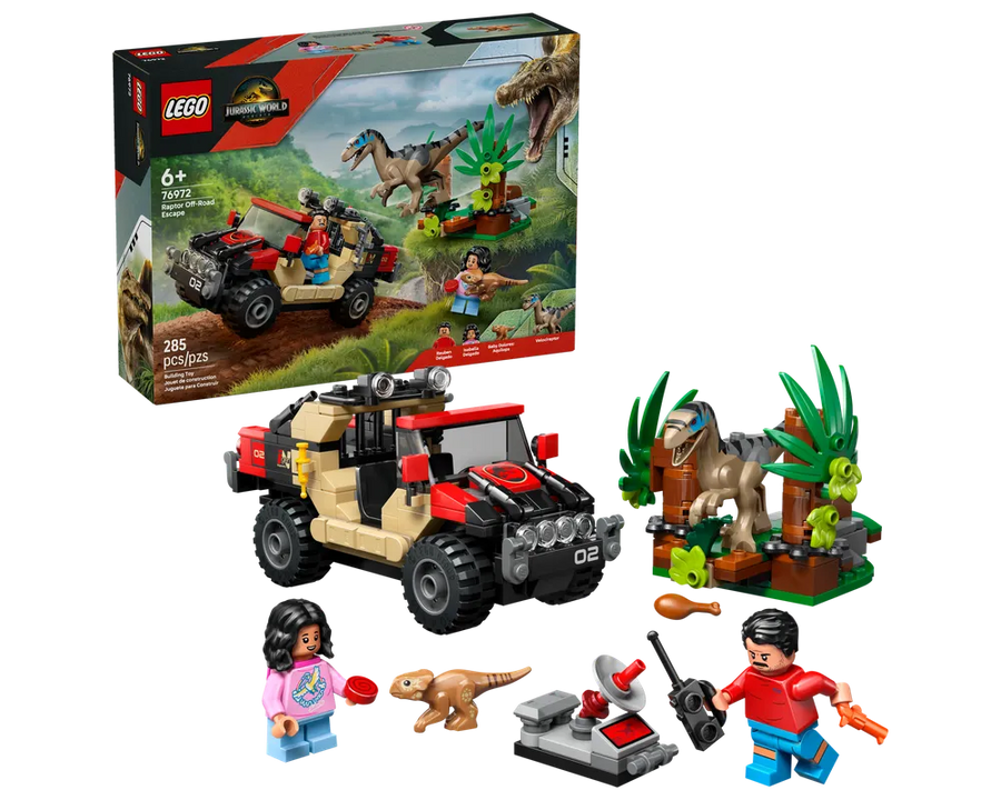 LEGO Jurassic World 76972 - Raptor Off-Road Escape