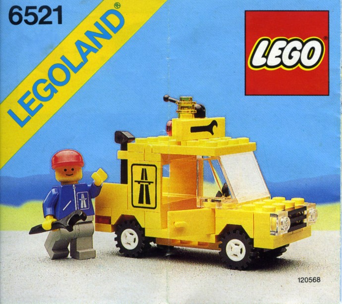 LEGO City 6521 - Reparatiewagen Met instructies - Zonder doos