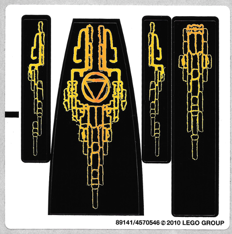 LEGO 8058stk01 - Sticker Sheet for Set 8058 - (89141/4570546)