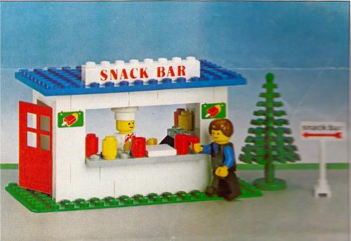 LEGO City 675 - Snack Bar With instructions - No box