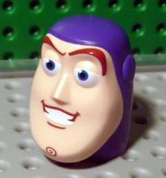 LEGO 88200pb01 - Large Figure Head Modified Toy Story Buzz Lightyear Pattern - Image 1