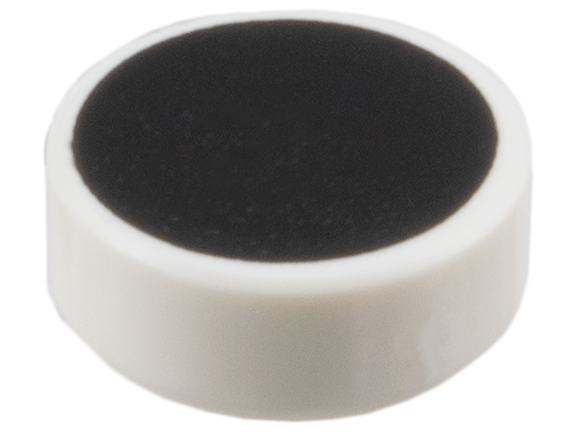 LEGO 98138pb450 - Tile, Round 1 x 1 with Very Large Black Circle Pattern