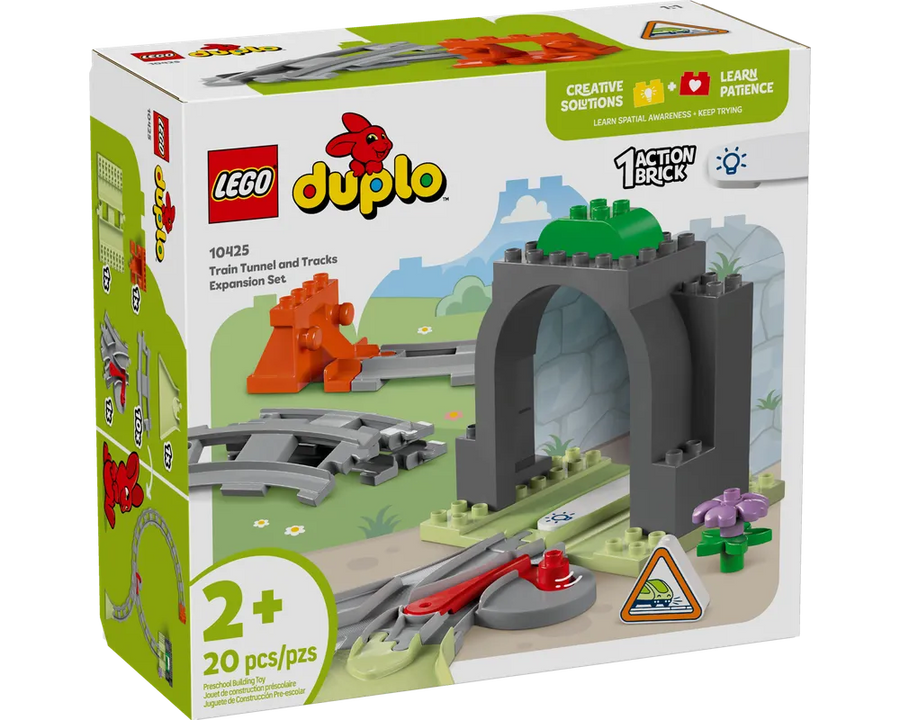 LEGO DUPLO 10425 - Train Tunnel and Tracks Expansion Set - Authentic LEGO Set Main Image