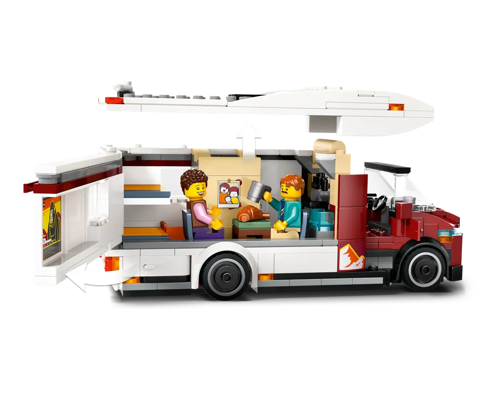 LEGO City 60454 - Holiday Camper Van - Authentic LEGO Set Image 6
