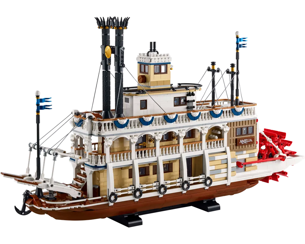 LEGO LEGO Ideas (CUUSOO) 21356 - River Steamboat - Authentic LEGO Set Image 3