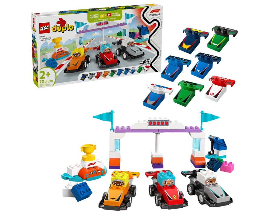 LEGO DUPLO 10445 - F1 Team Racing Cars & Drivers