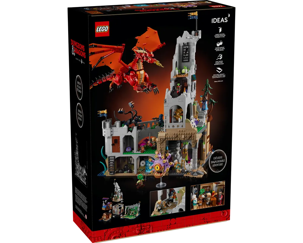 LEGO LEGO Ideas (CUUSOO) 21348 - Dungeons & Dragons: Red Dragon's Tale - Authentic LEGO Set Image 13