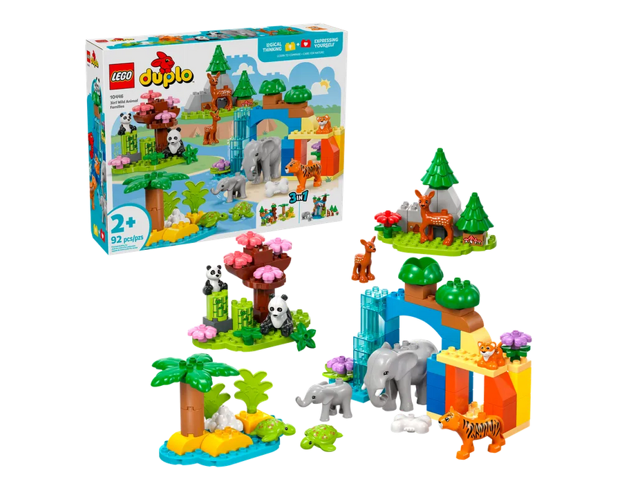LEGO DUPLO 10446 - 3in1 Wild Animal Families - Authentic LEGO Set Main Image