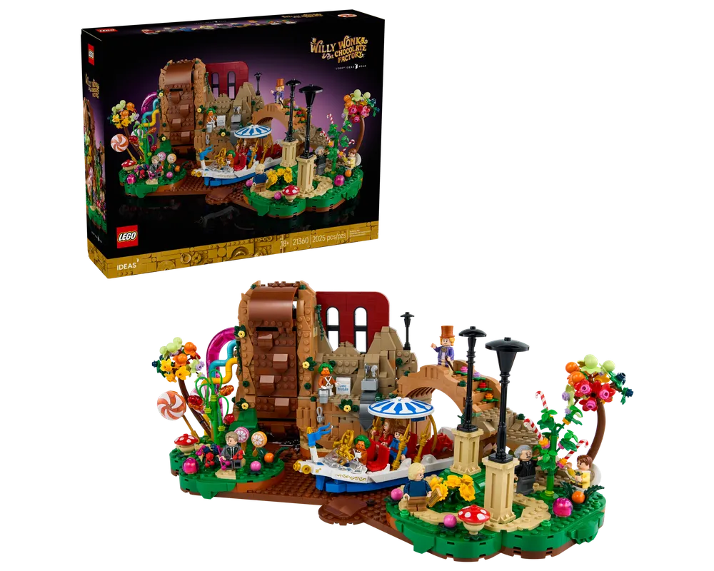 LEGO LEGO Ideas (CUUSOO) 21360 - Willy Wonka & the Chocolate Factory - Authentic LEGO Set Main Image