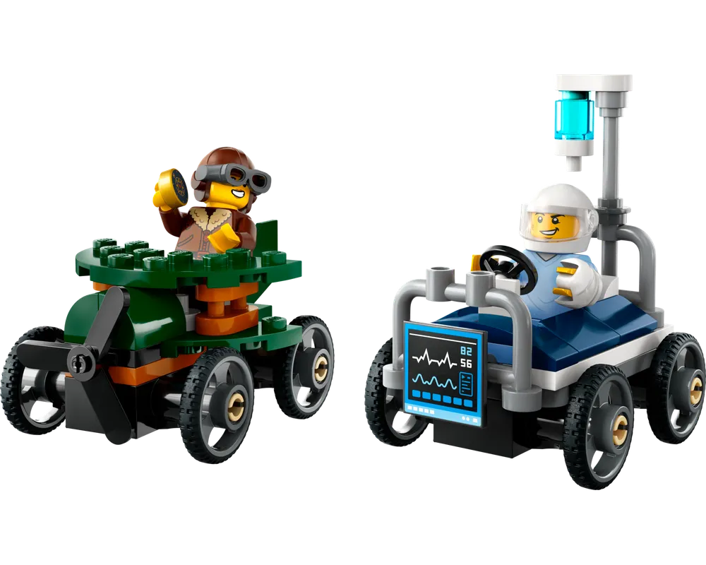 LEGO City 60459 - Airplane vs. Hospital Bed - Authentic LEGO Set Image 3
