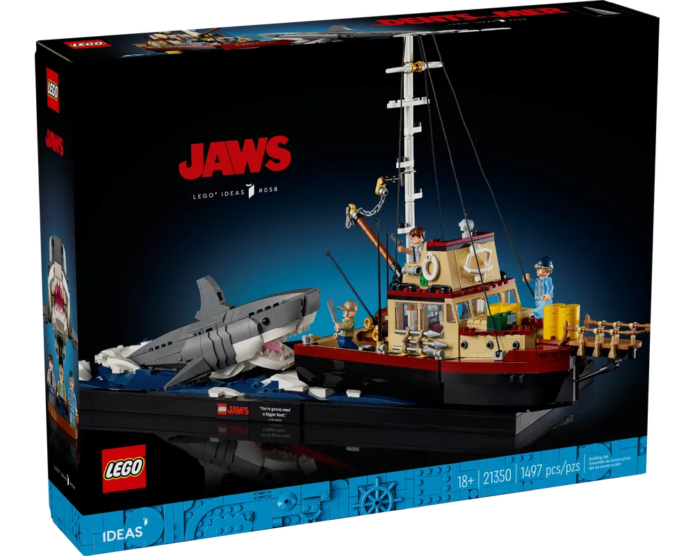 LEGO LEGO Ideas (CUUSOO) 21350 - Jaws - Authentic LEGO Set Main Image