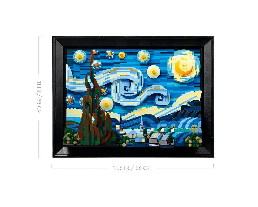 LEGO LEGO Ideas (CUUSOO) 21333 - The Starry Night (Vincent van Gogh) - Authentic LEGO Set Image 6