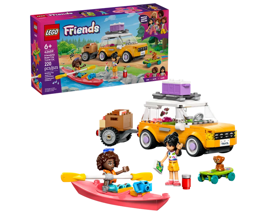 LEGO Friends 42659 - Friendship Road-Trip Travel Car - Authentic LEGO Set Main Image