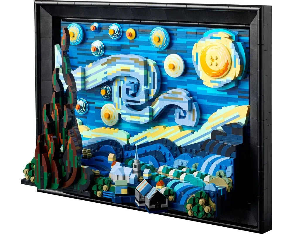 LEGO LEGO Ideas (CUUSOO) 21333 - The Starry Night (Vincent van Gogh) - Authentic LEGO Set Image 4