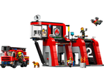 LEGO City 60414 - Fire Station with Fire Truck - Authentic LEGO Set Image 2
