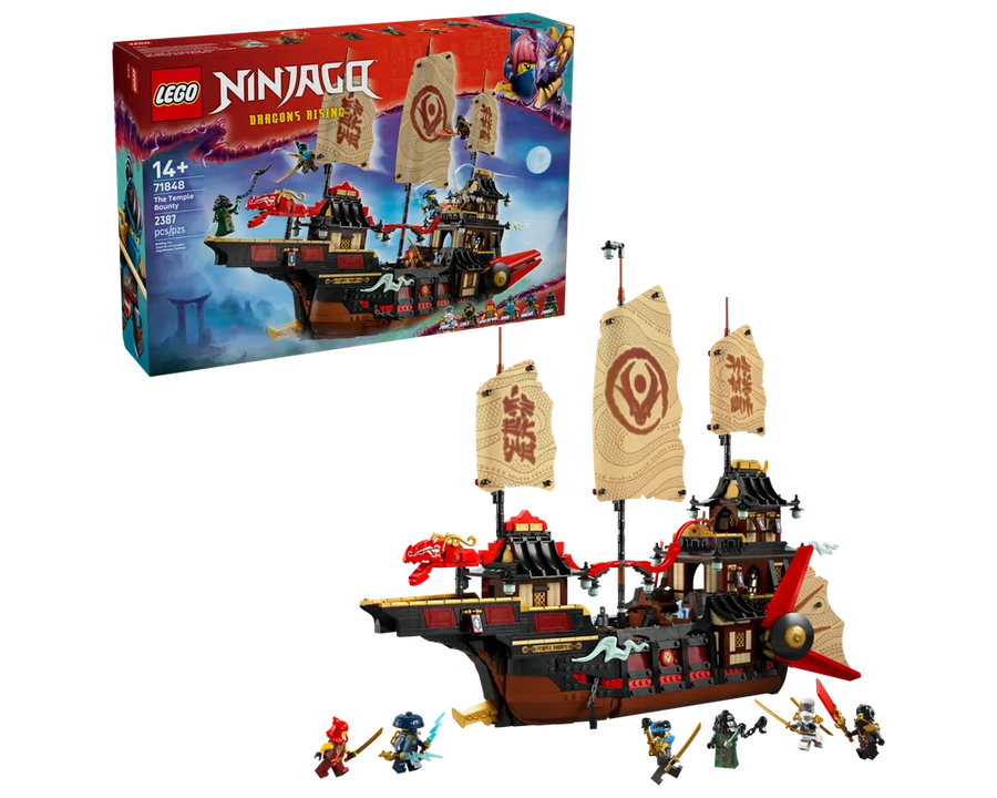 LEGO NINJAGO 71848 - The Temple Bounty - Authentic LEGO Set Main Image