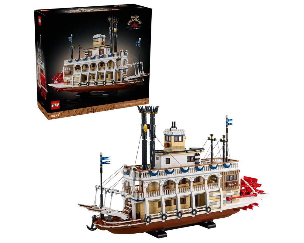 LEGO LEGO Ideas (CUUSOO) 21356 - River Steamboat - Authentic LEGO Set Main Image