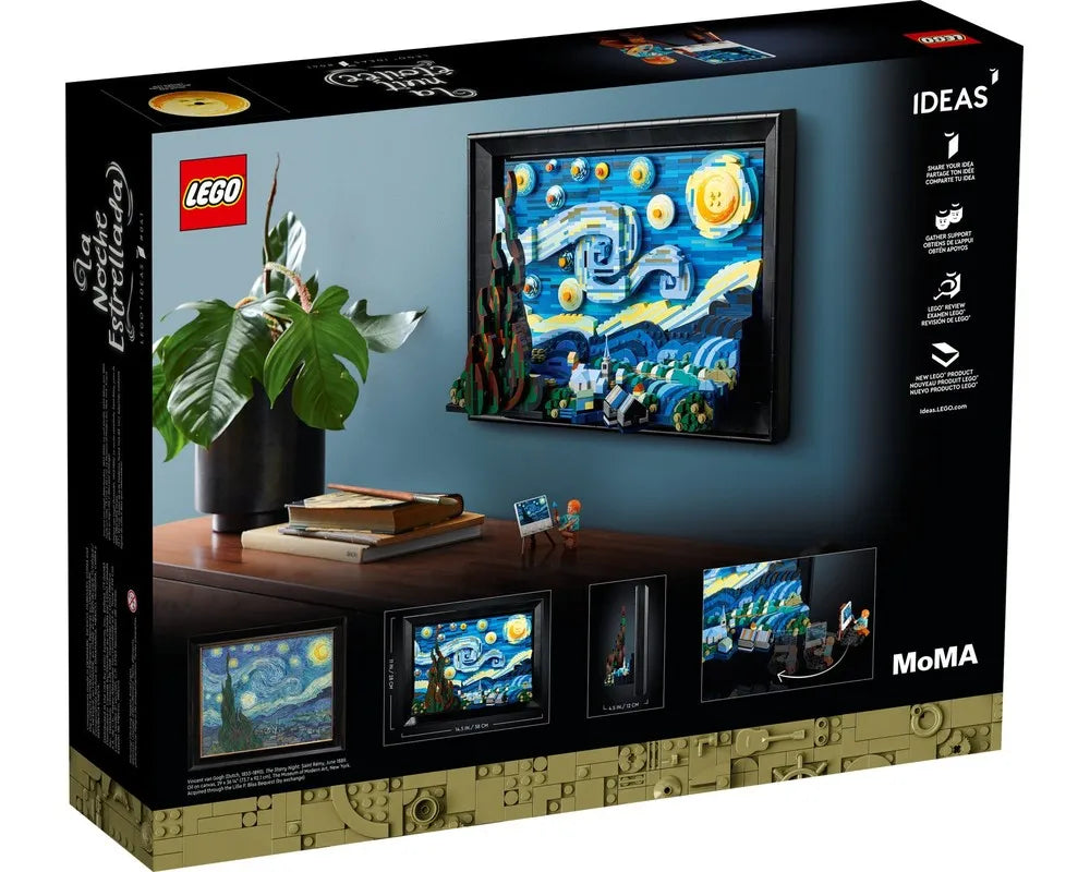 LEGO LEGO Ideas (CUUSOO) 21333 - The Starry Night (Vincent van Gogh) - Authentic LEGO Set Image 7
