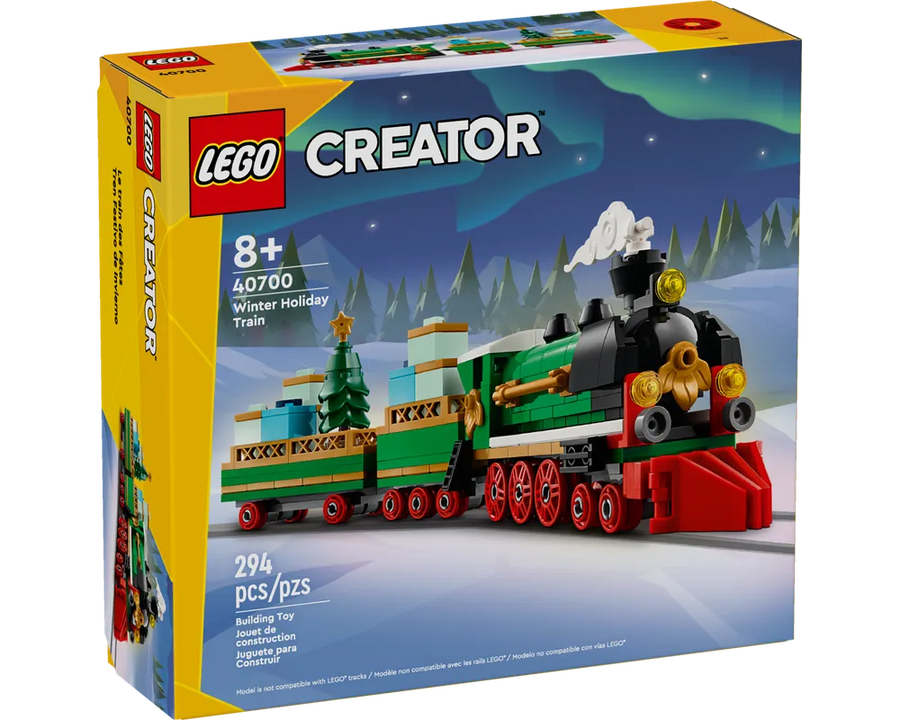 LEGO Creator 40700 - Winter Holiday Train - Authentic LEGO Set Main Image