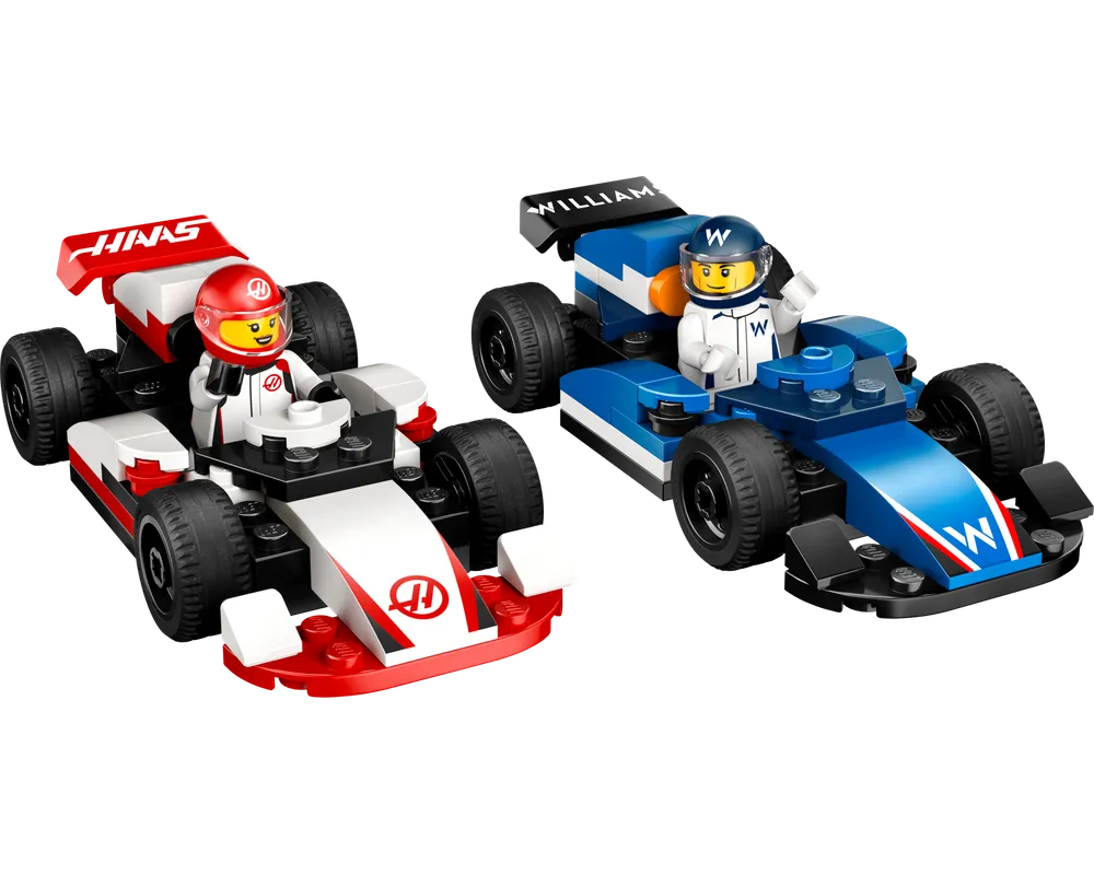 LEGO City 60464 - F1 Williams Racing & Haas F1 Race Cars - Authentic LEGO Set Image 2