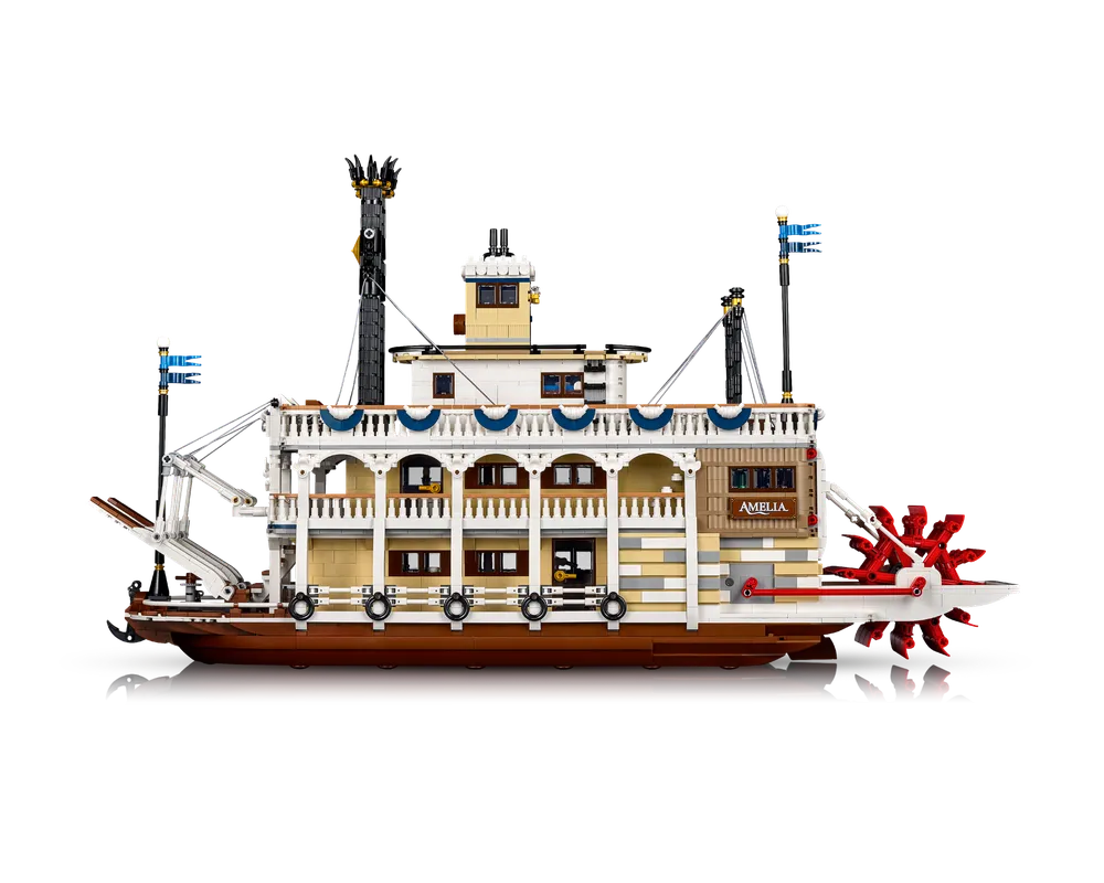 LEGO LEGO Ideas (CUUSOO) 21356 - River Steamboat - Authentic LEGO Set Image 6
