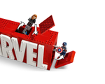 LEGO Super Heroes 76313 - MARVEL Logo - Authentic LEGO Set Image 5