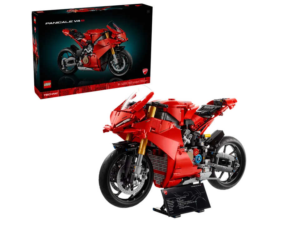 LEGO Technic 42202 - Ducati Panigale V4 S Motorcycle - Authentic LEGO Set Main Image