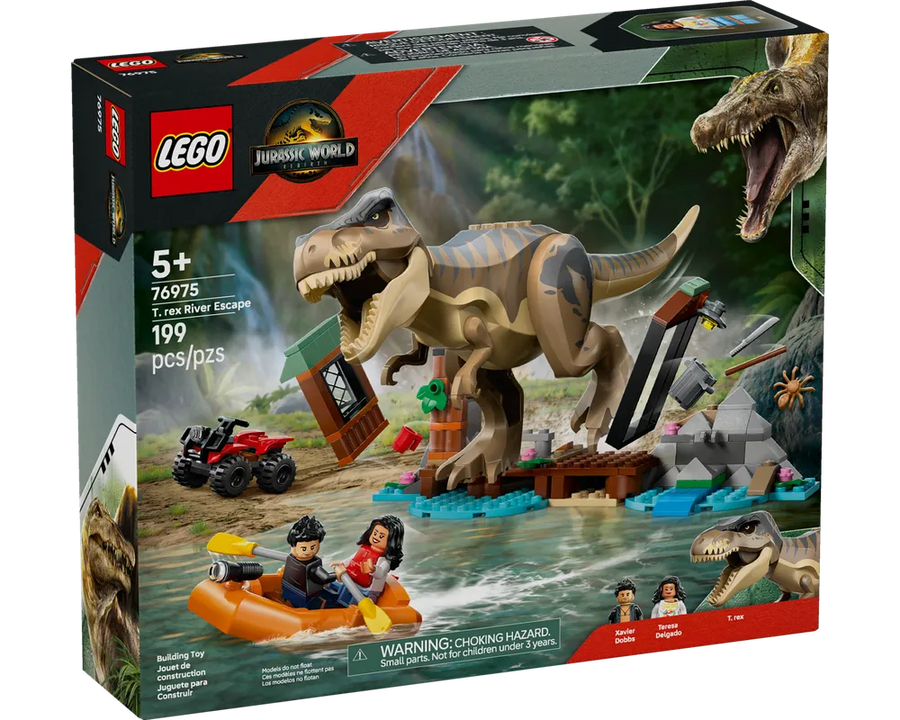 LEGO Jurassic World 76975 - T. rex River Escape