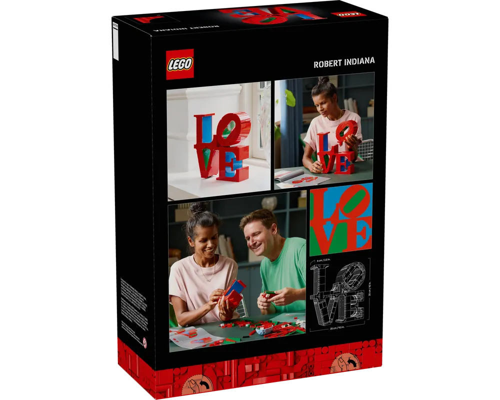 LEGO Art 31214 - LOVE - Authentic LEGO Set Image 3