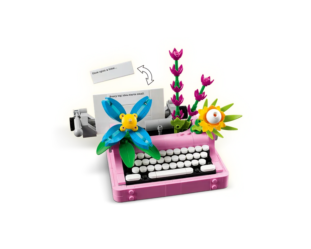 LEGO Creator 31169 - Typewriter with Flowers - Authentic LEGO Set Image 4