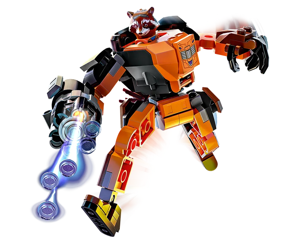 =LEGO Super Heroes 76243 - Rocket Mech Armor - Authentic LEGO Set Image 5