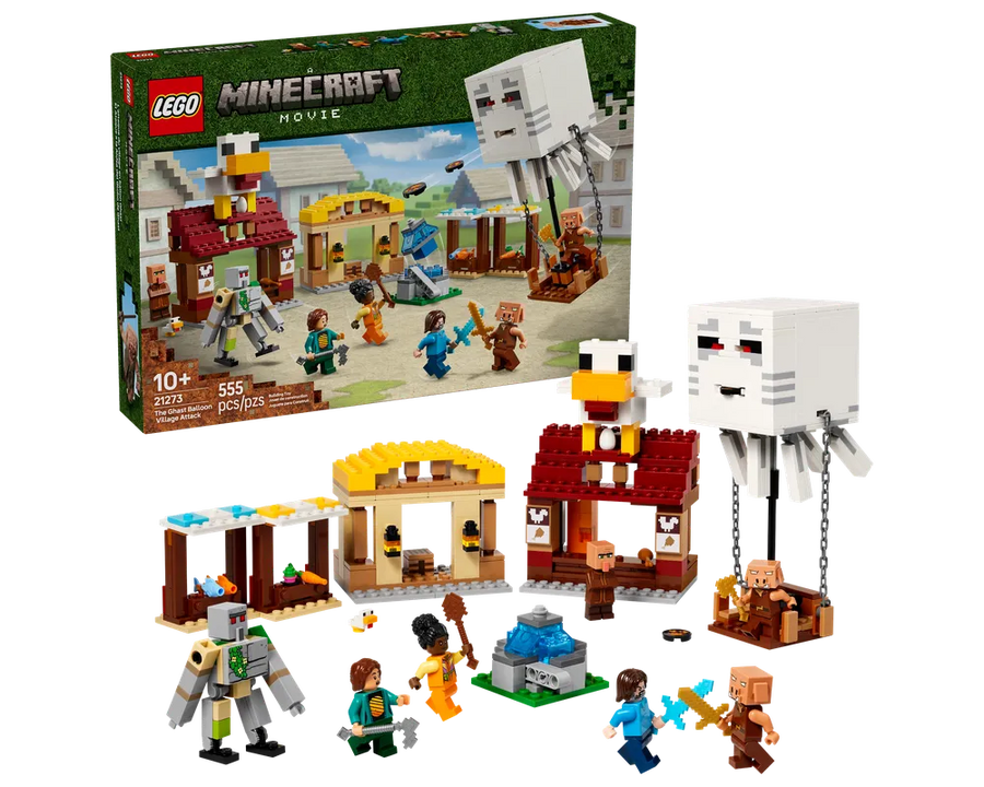 LEGO Minecraft 21273 - The Ghast Balloon Village Attack
