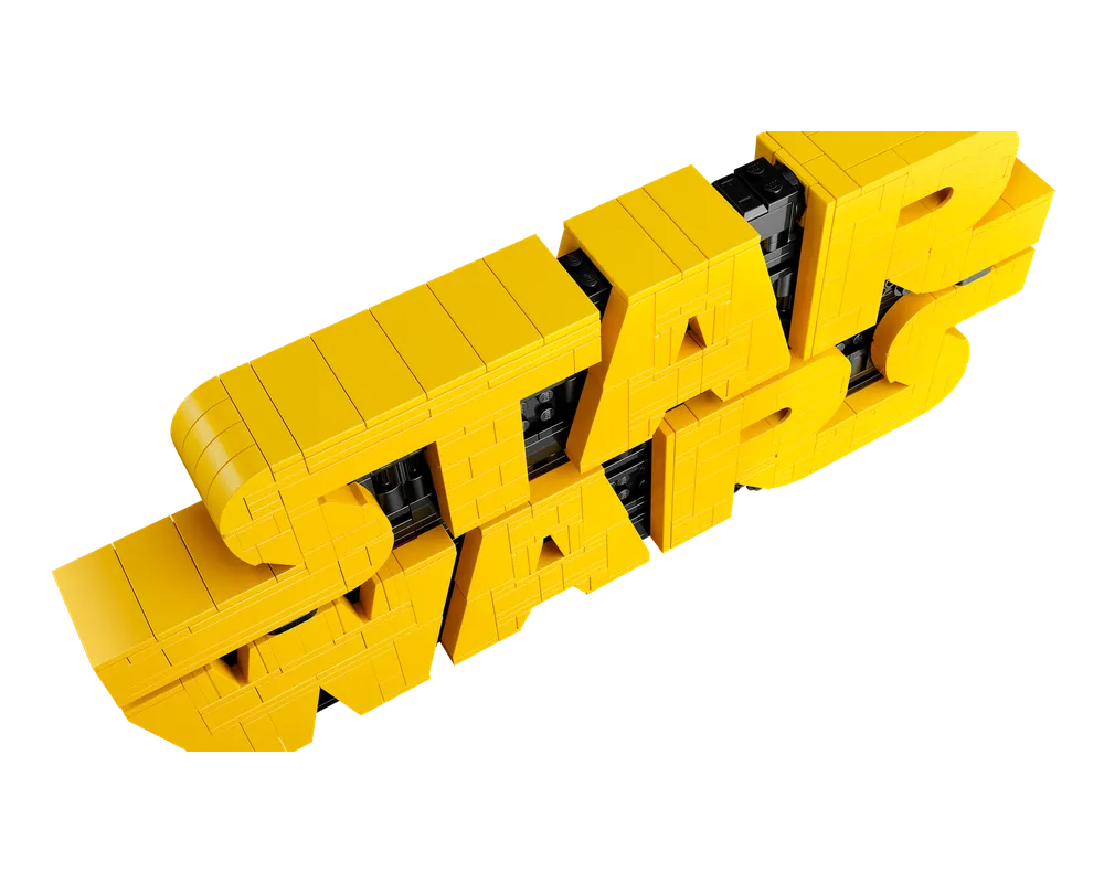 LEGO Star Wars 75407 - Brick-Built Star Wars Logo - Authentic LEGO Set Image 4