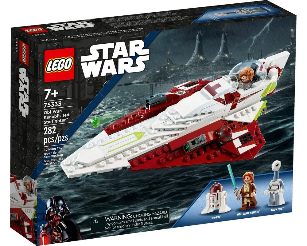 LEGO Star Wars 75333 - Obi-Wan Kenobi's Jedi Starfighter - Authentic LEGO Set Main Image