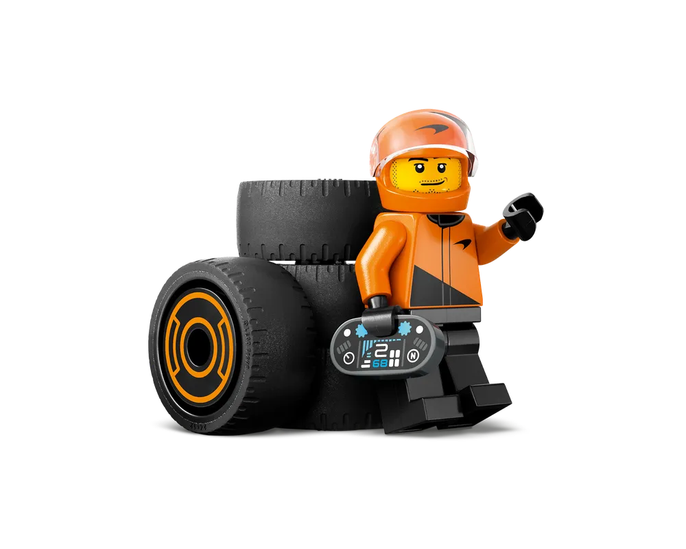LEGO City 60442 - F1 Driver with McLaren Race Car - Authentic LEGO Set Image 6