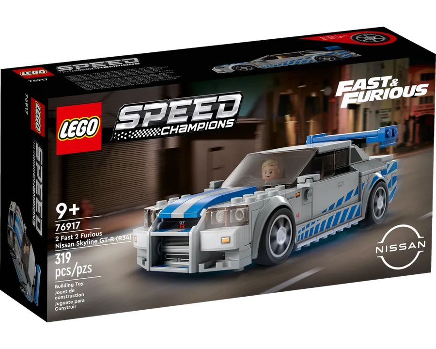 LEGO Speed Champions 76917 - 2 Fast 2 Furious Nissan Skyline GT-R (R34)