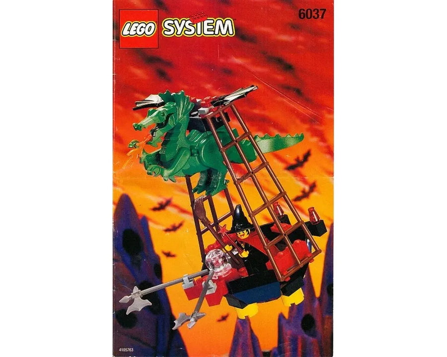 LEGO Castle 6037 - Witch's Windship Met instructies - Zonder doos