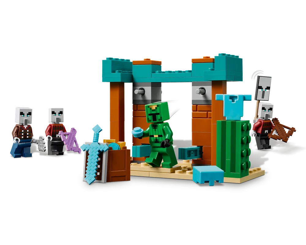 LEGO Minecraft 21267 - The Illager Desert Patrol - Authentic LEGO Set Image 4