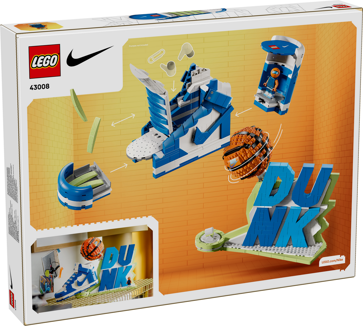 LEGO Nike 43008 Nike Dunk, box