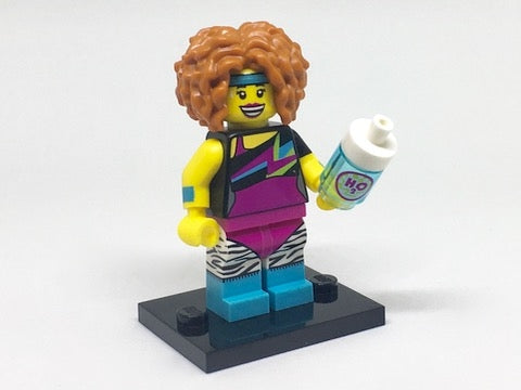 LEGO Collectible Minifigures col17-14 - col17 Dansinstructeur, Serie 17 (Complete Set met Standaard en Accessoires)
